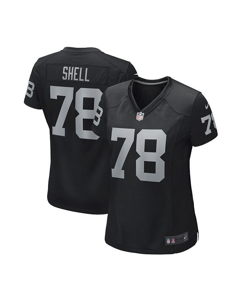 Women's Art Shell Black Las Vegas Raiders Game Retired Player Jersey Black $54.60 Jersey