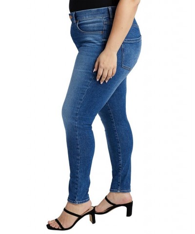 Plus Size Valentina High Rise Skinny Jeans Lapis Blue $33.28 Jeans