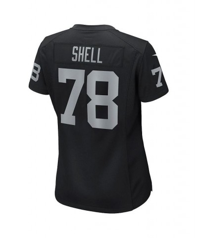 Women's Art Shell Black Las Vegas Raiders Game Retired Player Jersey Black $54.60 Jersey