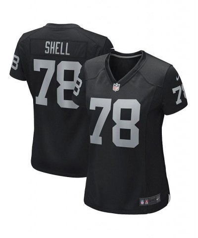 Women's Art Shell Black Las Vegas Raiders Game Retired Player Jersey Black $54.60 Jersey