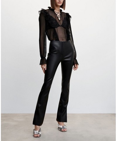 Women's Faux-Leather Pants Black $43.19 Pants