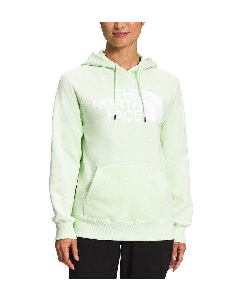 Women's Half Dome Pullover Hoodie Green $38.25 Sweatshirts