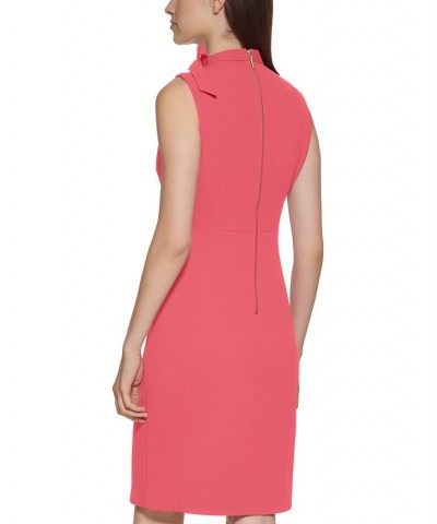 Women's Tie-Neck Sleeveless Bodycon Dress Jadete $41.99 Dresses