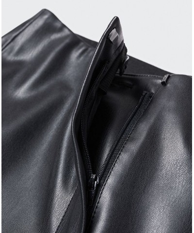 Women's Faux-Leather Pants Black $43.19 Pants