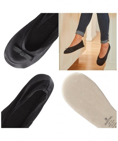 Isotoner Satin Ballerina Slippers Evening Sand $16.00 Shoes