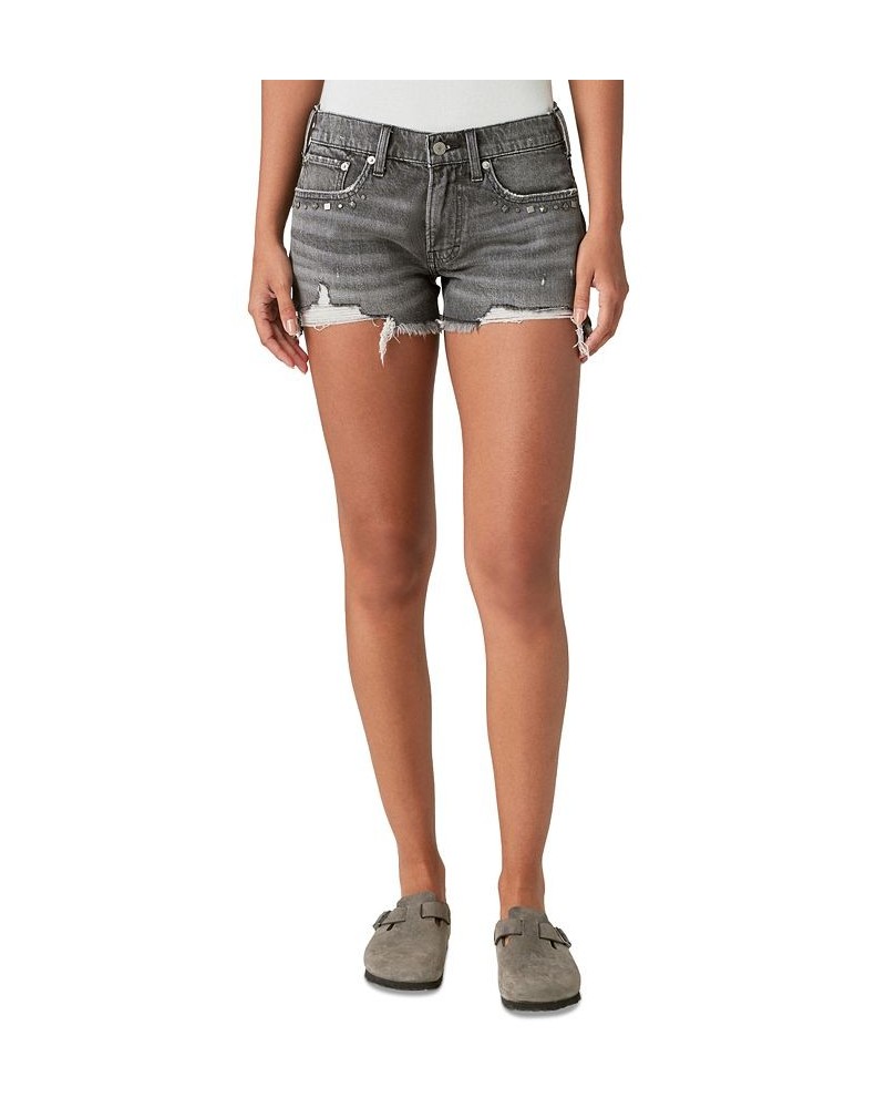 Women's Mid-Rise Denim Shorts Hideaway $38.49 Shorts