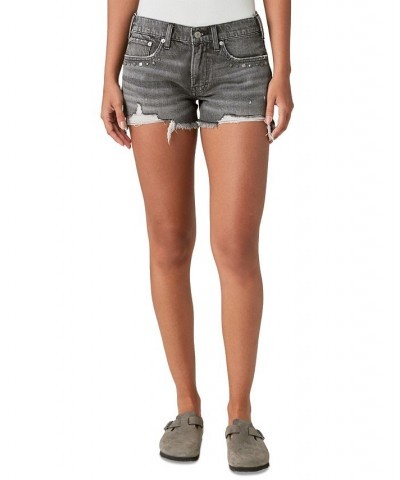 Women's Mid-Rise Denim Shorts Hideaway $38.49 Shorts