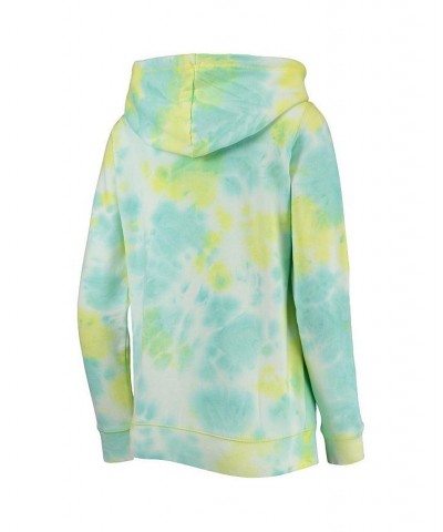 Women's White Chicago Cubs Tie-Dye Full-Zip Hoodie White $36.80 Sweatshirts