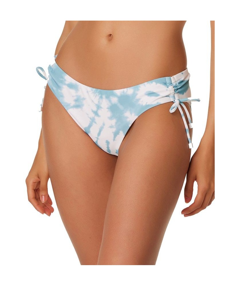 Women's Spiraling Hipster Bikini Bottoms Abalone Blue $16.06 Swimsuits