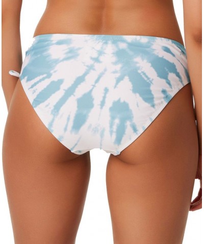 Women's Spiraling Hipster Bikini Bottoms Abalone Blue $16.06 Swimsuits