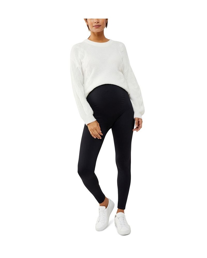 Seamless brrr° Triple Chill Cooling Maternity Leggings Black $27.30 Pants