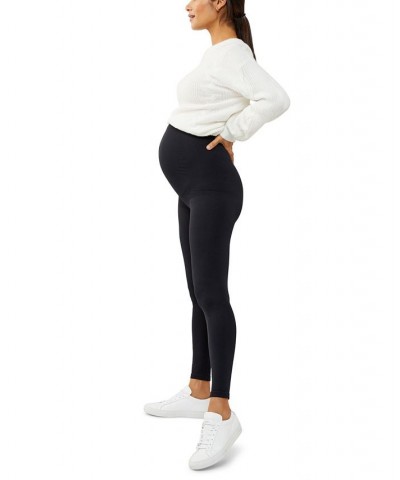 Seamless brrr° Triple Chill Cooling Maternity Leggings Black $27.30 Pants