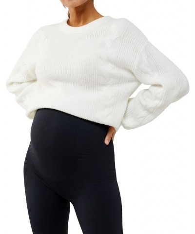 Seamless brrr° Triple Chill Cooling Maternity Leggings Black $27.30 Pants