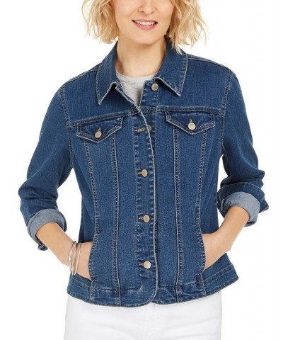 Petite Denim Jacket Lyon Wash $24.88 Jackets