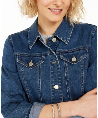 Petite Denim Jacket Lyon Wash $24.88 Jackets