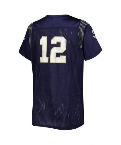 Women's 12 Navy Navy Midshipmen Replica Team Football Jersey Navy $46.00 Jersey