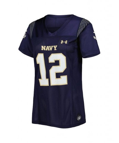 Women's 12 Navy Navy Midshipmen Replica Team Football Jersey Navy $46.00 Jersey