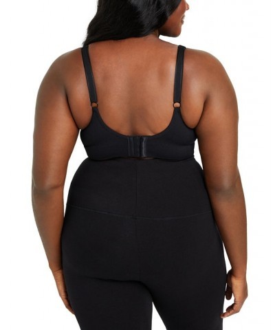 Plus Size Basic Seamless Maternity Bra Black $17.34 Bras