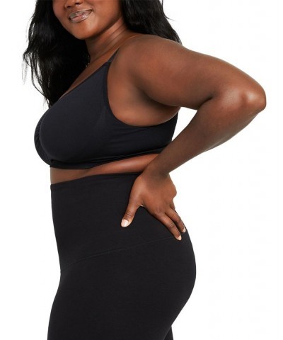 Plus Size Basic Seamless Maternity Bra Black $17.34 Bras