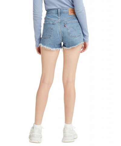 Women's 501 Cotton High-Rise Denim Shorts Jazz Solo $35.39 Shorts