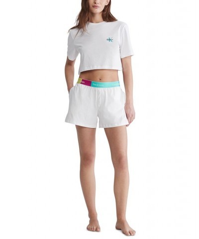 Women's Pride This Is Love Sleep Shorts QS6970 White $34.51 Sleepwear