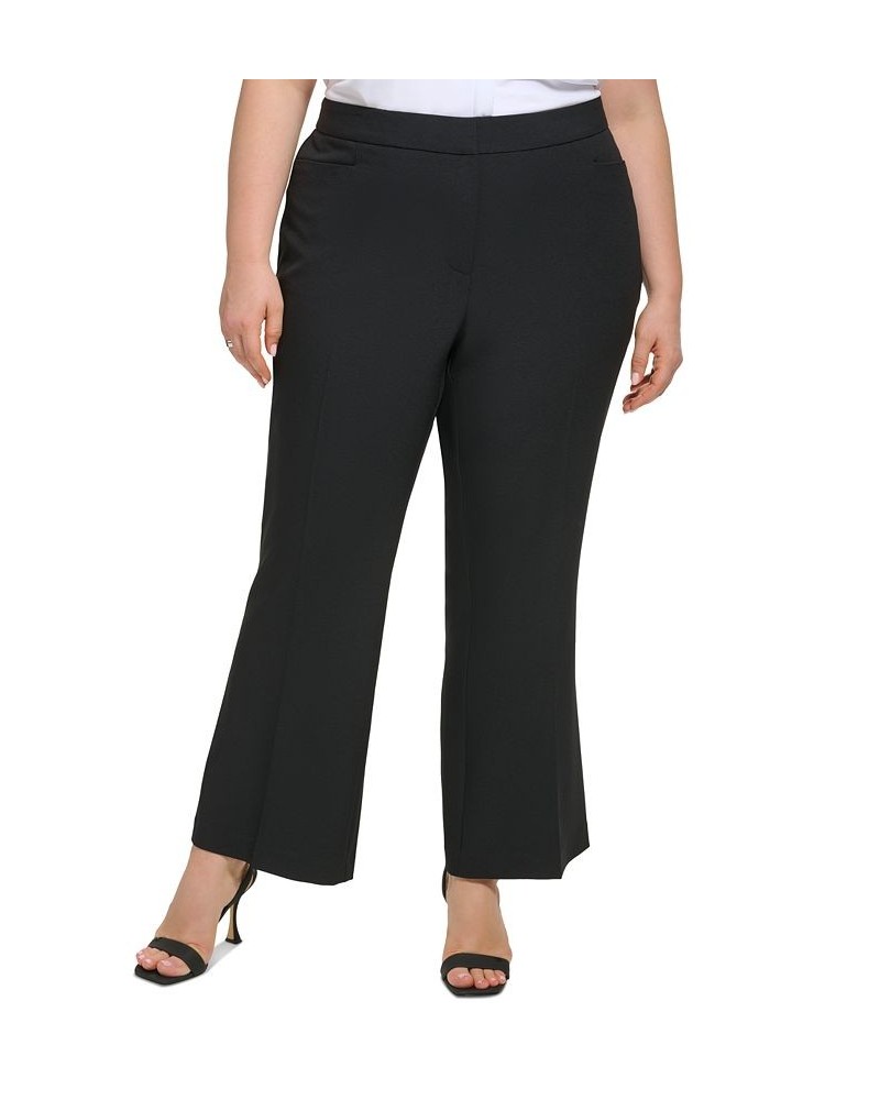 Plus Size High-Rise Wide-Leg Pants Black $28.58 Pants