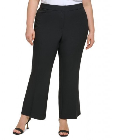 Plus Size High-Rise Wide-Leg Pants Black $28.58 Pants