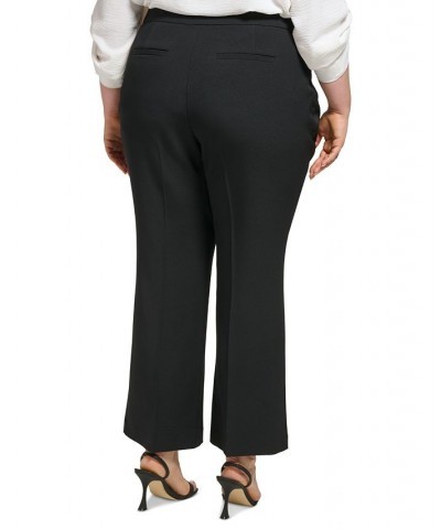 Plus Size High-Rise Wide-Leg Pants Black $28.58 Pants