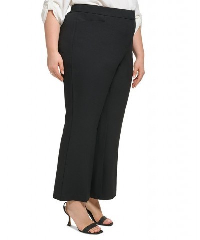 Plus Size High-Rise Wide-Leg Pants Black $28.58 Pants