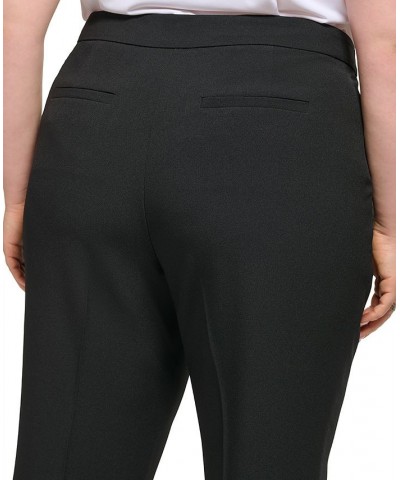 Plus Size High-Rise Wide-Leg Pants Black $28.58 Pants