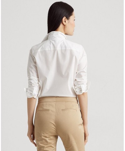 Non-Iron Straight-Fit Shirt Regular & Petite White $54.73 Tops