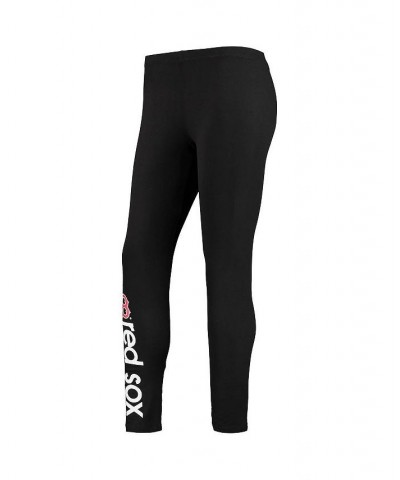 Women's Black Boston Red Sox Post Season Leggings Black $21.00 Pants