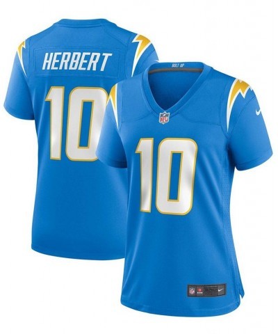 Women's Justin Herbert Powder Blue Los Angeles Chargers Game Jersey Powder Blue $57.40 Jersey