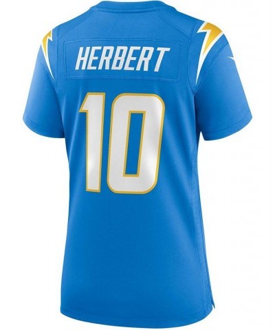 Women's Justin Herbert Powder Blue Los Angeles Chargers Game Jersey Powder Blue $57.40 Jersey