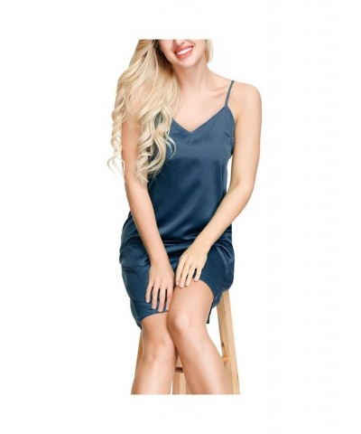 Women's Chemise Lingerie 35" HPS Gray $20.16 Sleepwear