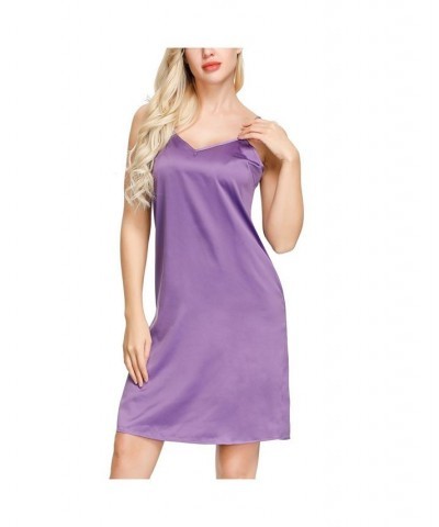 Women's Chemise Lingerie 35" HPS Gray $20.16 Sleepwear