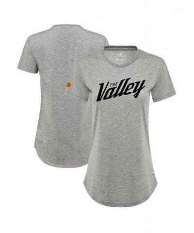 Women's Gray Phoenix Suns 2021/22 City Edition Phoebe T-shirt Gray $24.07 Tops