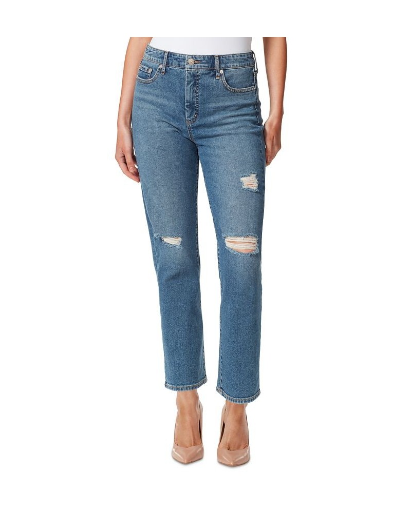 Women's Spotlight Raw-Hem Straight-Leg Jeans ON THE RUN $23.88 Jeans