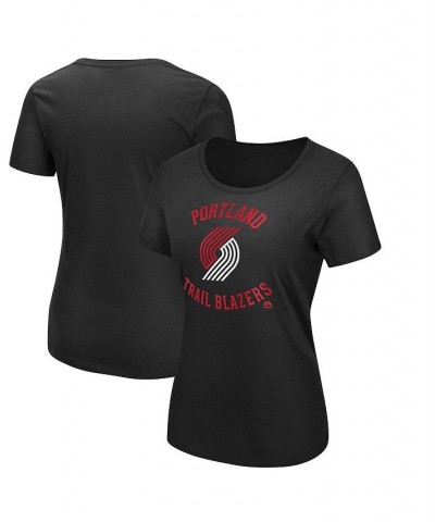 Women's Black Portland Trail Blazers The Main Thing T-shirt Black $17.60 Tops