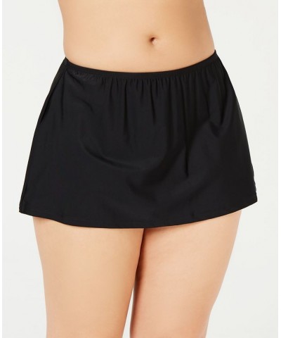 Plus Size Monterey Tankini Top & Swim Skirt Black $31.79 Swimsuits