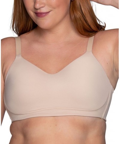 Women's Beauty Back Simple Sizing Wireless Bra 72118 Tan/Beige $11.48 Bras