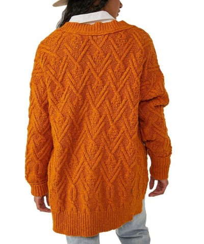 Montana Cable Cardigan Pumpkin Pie $77.42 Sweaters