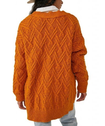 Montana Cable Cardigan Pumpkin Pie $77.42 Sweaters