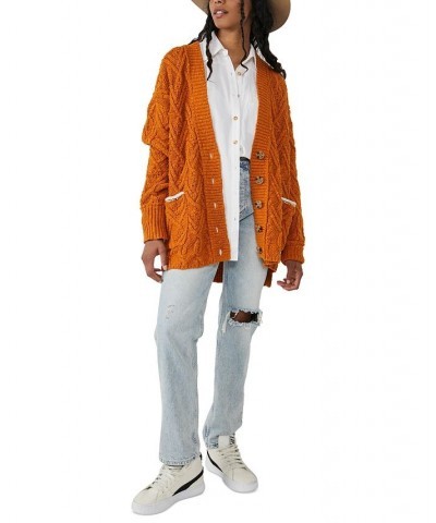 Montana Cable Cardigan Pumpkin Pie $77.42 Sweaters