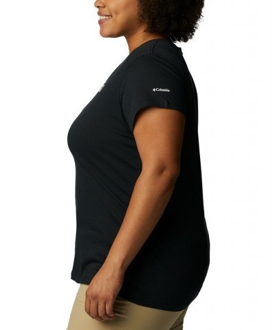 Plus Size Trek Logo-Graphic Top Black $12.00 Tops