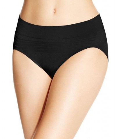 Warners No Pinching No Problems Dig-Free Comfort Waist Smooth and Seamless Hi-Cut RT5501P Black $9.41 Panty