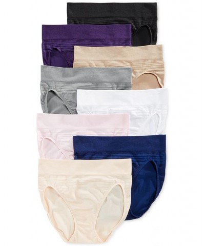 Warners No Pinching No Problems Dig-Free Comfort Waist Smooth and Seamless Hi-Cut RT5501P Black $9.41 Panty