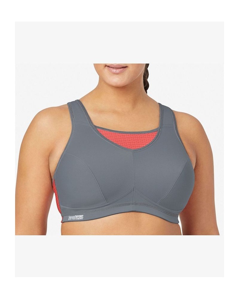 Women's Plus Size Sport Elite Performance Camisole Bra Gray, Coral $25.46 Bras