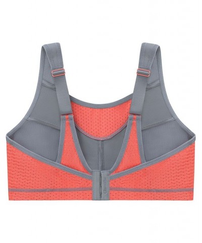 Women's Plus Size Sport Elite Performance Camisole Bra Gray, Coral $25.46 Bras