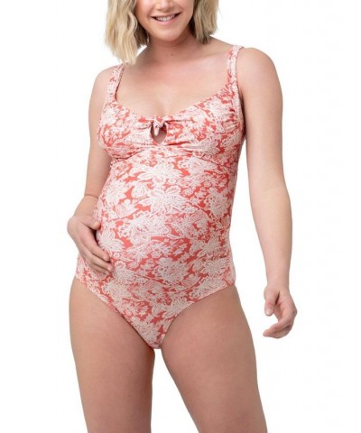 Paloma One Piece Maternity Dusty Coral Dusty Coral / Natural $44.16 Swimsuits